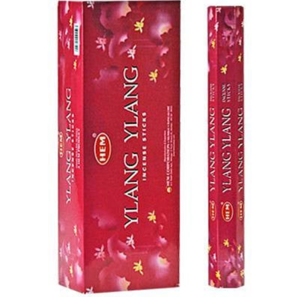 HEM Ylang Ylang Incense Sticks (6 Packs of 20 Sticks Each)