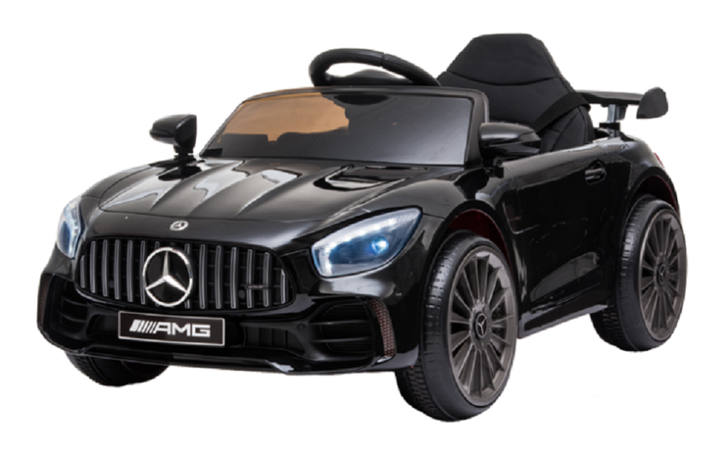 Mercedes AMG GTR 12V Kids Electric Ride On Car - Black