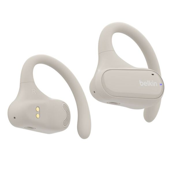 Belkin SoundForm ClearFit Open-Ear Wireless Earbuds, Lightweight Sports Earphones, Bluetooth Earbuds with Long-Lasting Comfort, IPX5-Rated Running