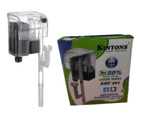 Kintons KHF-301 Hanging Filter 5W 300L/H Aquarium HOB Skimmer ECO