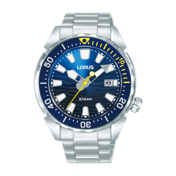 Lorus Silver - Blue Metal Sport RH947RX9