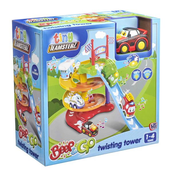 Teamsterz Beep N Go Twisting Tower with 1 Car