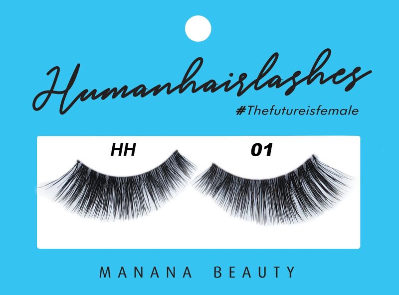 Manana Human Hair Eyelashes - Tasha