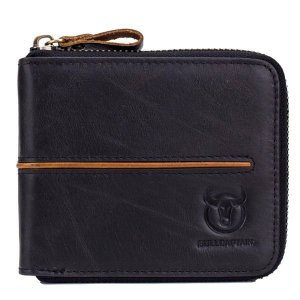 Bullcaptain Raider Genuine Leather Bifold RFID Blocking Men's Wallet