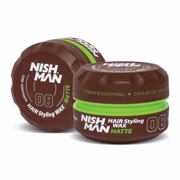 Nishman Hairstyling Aqua Wax 08 MATTE 150 ML