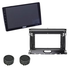Targa TDA-FRD9 9" Media Player with Ford Ranger T7 Trim Plate &amp; EvoTweeters