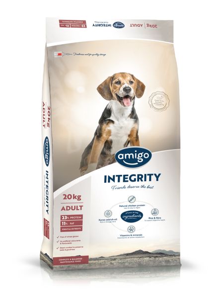 Amigo Pet Food - Integrity - Sensitive - Adult Small Breeds 20Kg