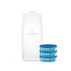 Angelcare Odour Seal Bin &amp; 3 pack Refill Combo