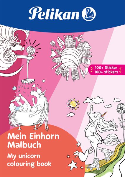 Pelikan Colouring book with stickers