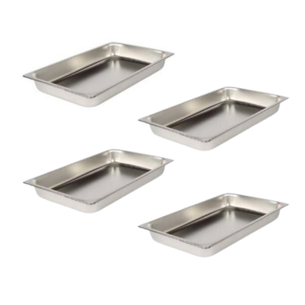 Catercare Stainless Steel 1/1 Gastronorm Insert - 150mm- Pack of 4