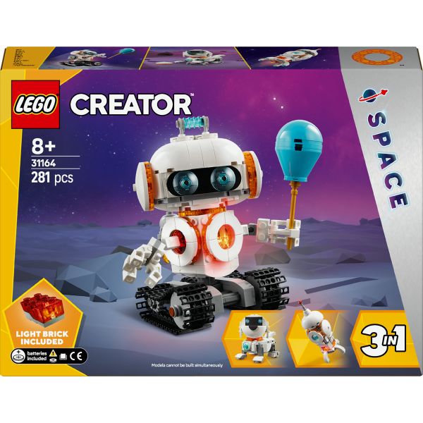 LEGO® Creator 3in1 Space Robot Toy Science Playset 31164