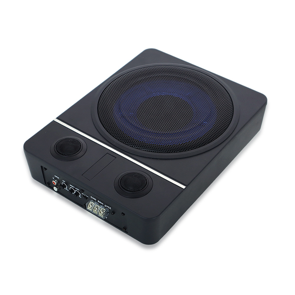 10"1200W Under Seat Car Subwoofer Built-in Amp High Power Pure Bass Speaker