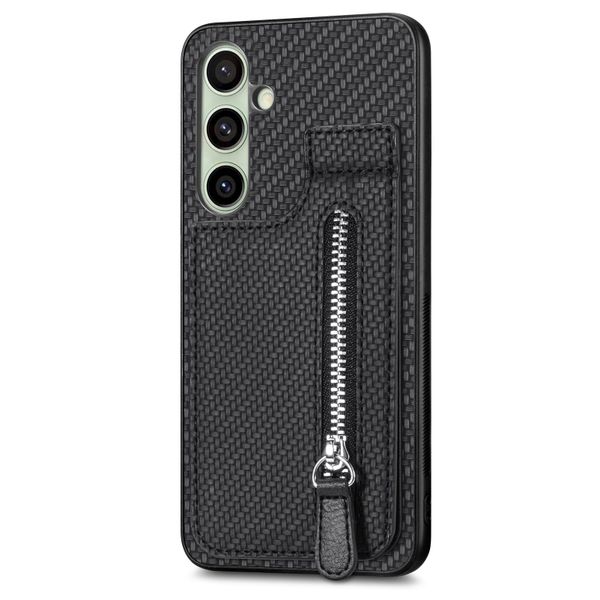 Zippered Fiber Phone Case Compatible With Galaxy A16