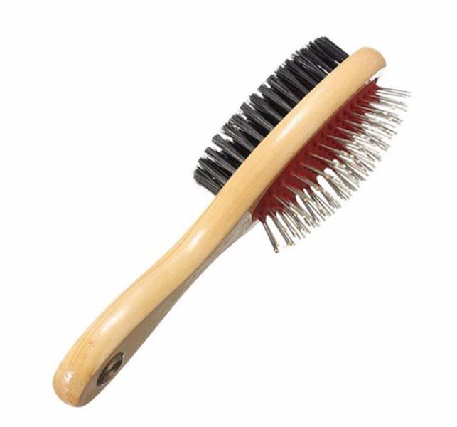 Pet Brush - 2 in 1 Wooden