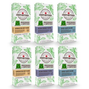 Importers Eco-Friendly Selection Nespresso Compatible Coffee Capsules - 60
