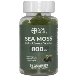 Soul Vitality Sea Moss Health and Beauty - 60 Dietary Supplement Gummies