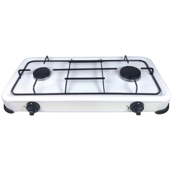 2 Burner Gas Stove - Stainless Steel Body 2 Plate Stove
