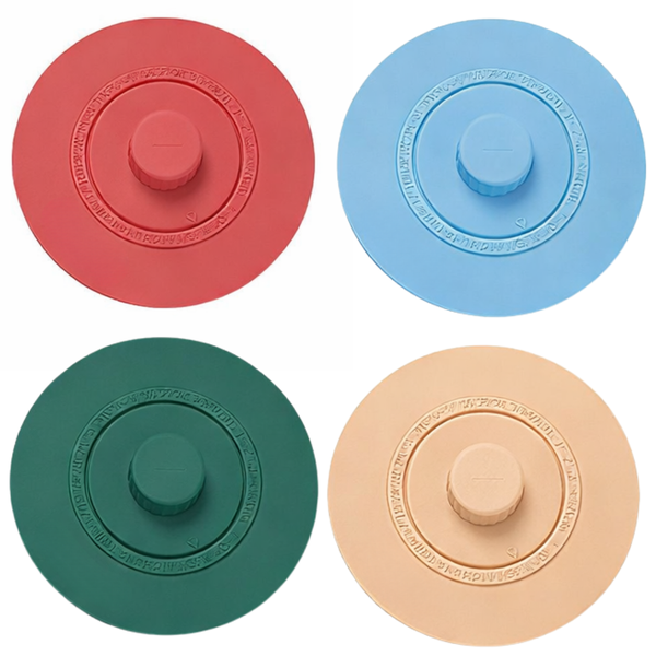 Bestby-4PCS Wide Mouth Mason Jar Fermentation Silicone Lids - Date Tracker
