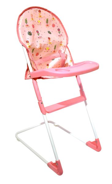 Doll High Chair - Pretend Play Furniture for Baby Dolls