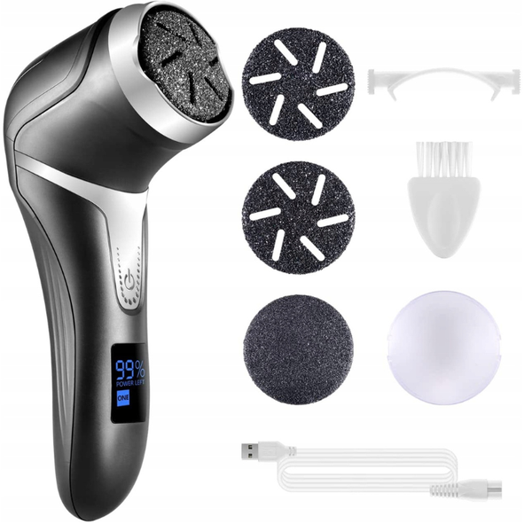 Electric Callus Dead Hard Skin Pedicure Rechargeable Remover for Feet