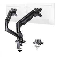 360 Rotatable Dual Monitor Mount (13-32 Inch)-Premium Desk Stand