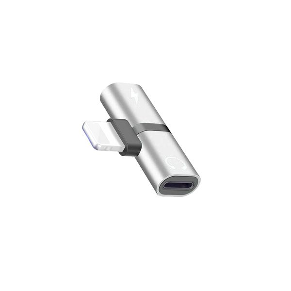 2 in 1 Lightning to Audio Charging Adapter