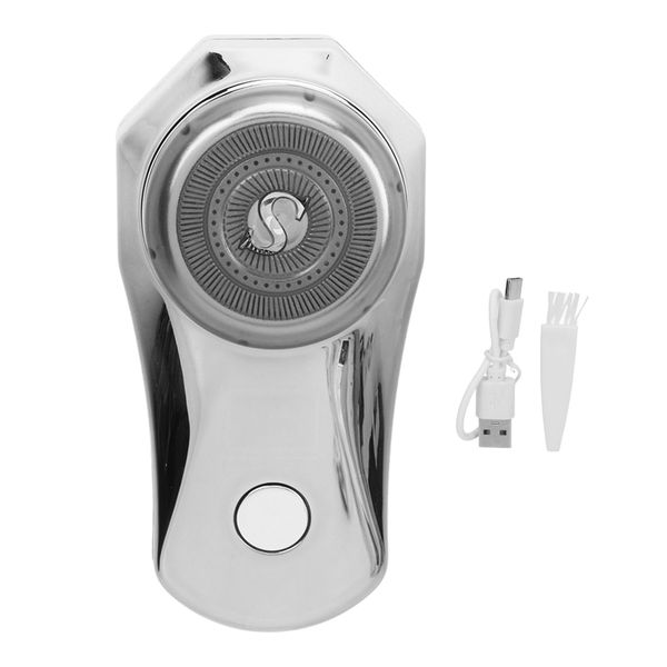 Starlight Silver Beard Trimmer Digital Display USB C Travel Friendly