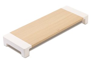 Deli Monitor Screen Riser - Wood Finish