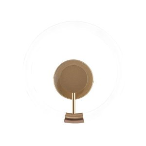Wall Kinkiet, Tricolor LED Source, Gold Ring Shaped Kinkiet, Kinkiet, Round