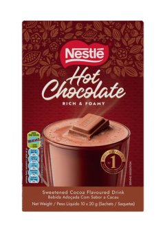 NESTLÉ HOT CHOCOLATE Rich &amp; Foamy (10 x 20g)