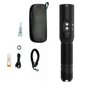 1200LM Underwater Scuba Diving Torch Flashlight with Laser 100m Waterproof