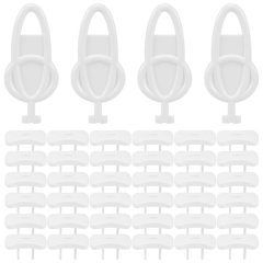 Baby Proofing(24 Plugs + 4 Buttons),2-Hole Plug Protector