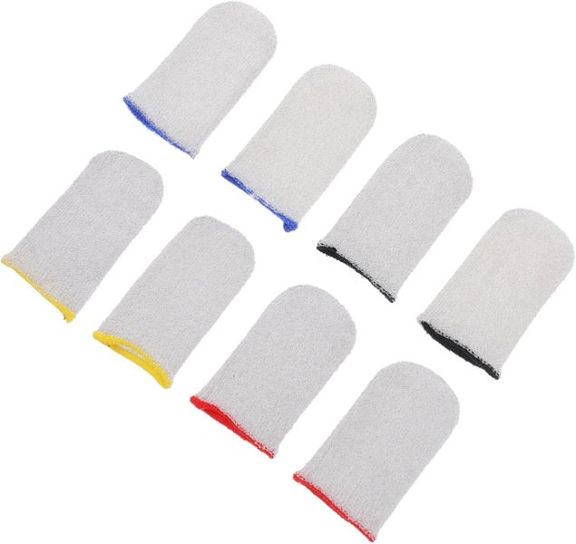 Sweat-Resistant Non-Slip Finger Stalls for Mobile Gaming Comfort Lightweig