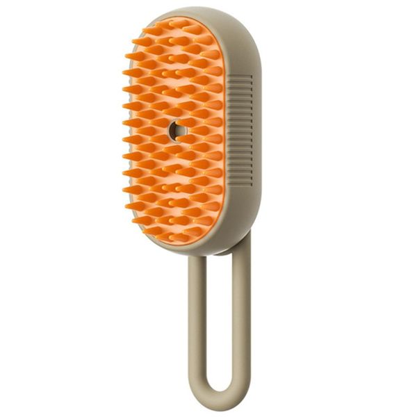 Steamer Pet Grooming Brush with Handle
