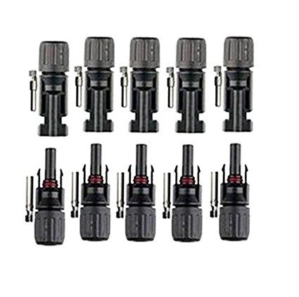 Multicontact Solar MC4 Connectors - 5 Pairs