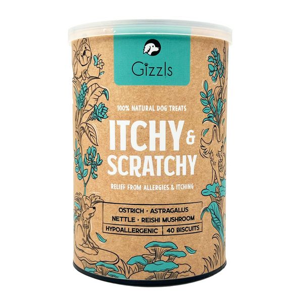 Gizzls - 100% Natural Ostrich Flavour Dog Treats for Allergies and Immunity
