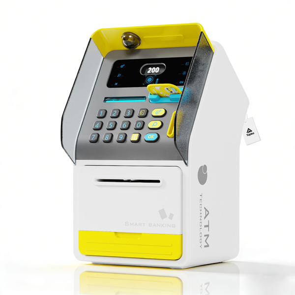 Topika Kids Piggy Bank ATM Money Safe with Card &amp; Password