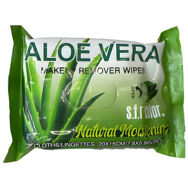 2 Pack Natural Moistening 25 Aloe Vera Multipurpose Wipes