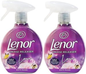 Lenor Fabric Crease Remover Spray | Love | Wrinkle Release | 2 Pack