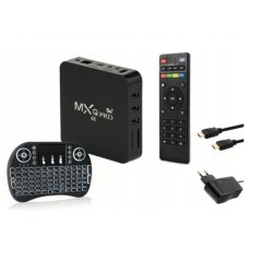 MXQ Pro Android 12 (DSTV Now, Showmax, Netflix, Kodi) + Backlight Keyboard