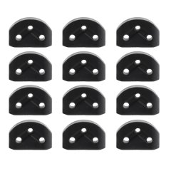 12 Pieces Classical Guitar Rollers String Locks Nut Block Clamp Apricot