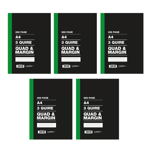 3 Quire / 288 pages A4 Counter Books Q/M