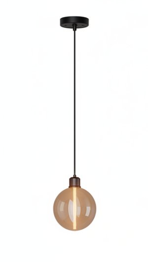 DrLight Simple Modern E27 Single Base Dining Chandelier with G125 Bulb