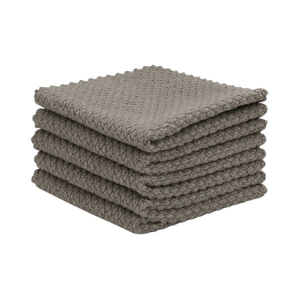 5-Pack Microfibre Dishwashing Cloth - 29 x 29cm