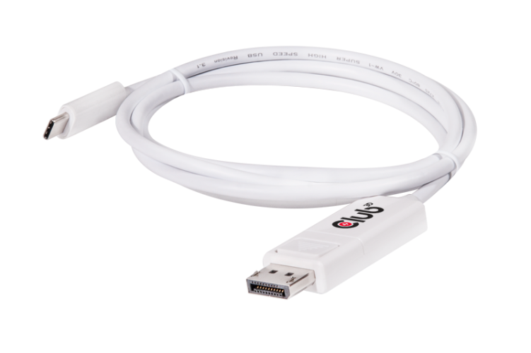 Club 3D Usb3.1 Type-C Cable To Dp 1.2 Uhd 4K60Hz 1.2M