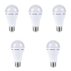 5 x 12w Battery Backup Light Bulb E27