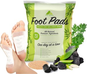 All Natural Ingredients Foot Pads, 70 Pads - Improves Sleep Quality