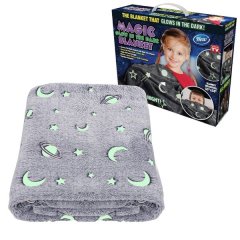 Magic Moon Star Glow In The Dark Blanket