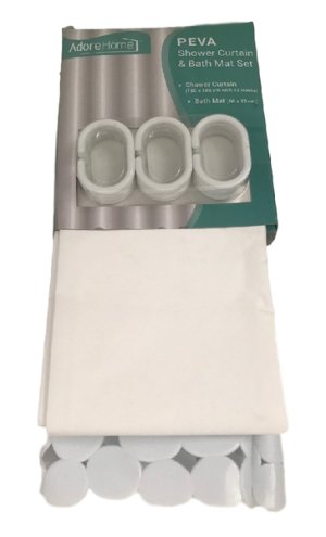 2 Piece Shower Set - White