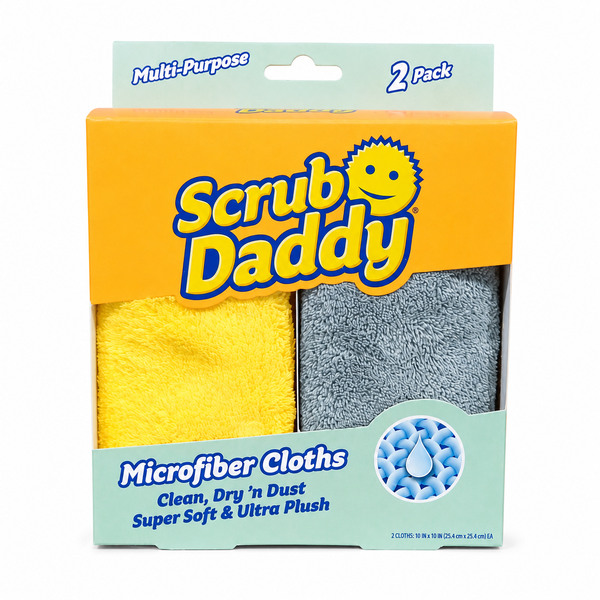 Scrub Daddy Multi-Purpose Microfiber Cloths - 2 Pack